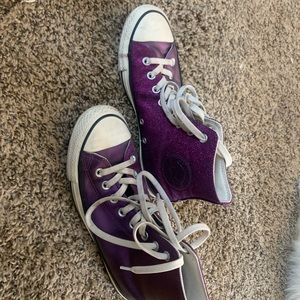 Shiny Metals Chuck Taylor All Star - Purple - 8.5